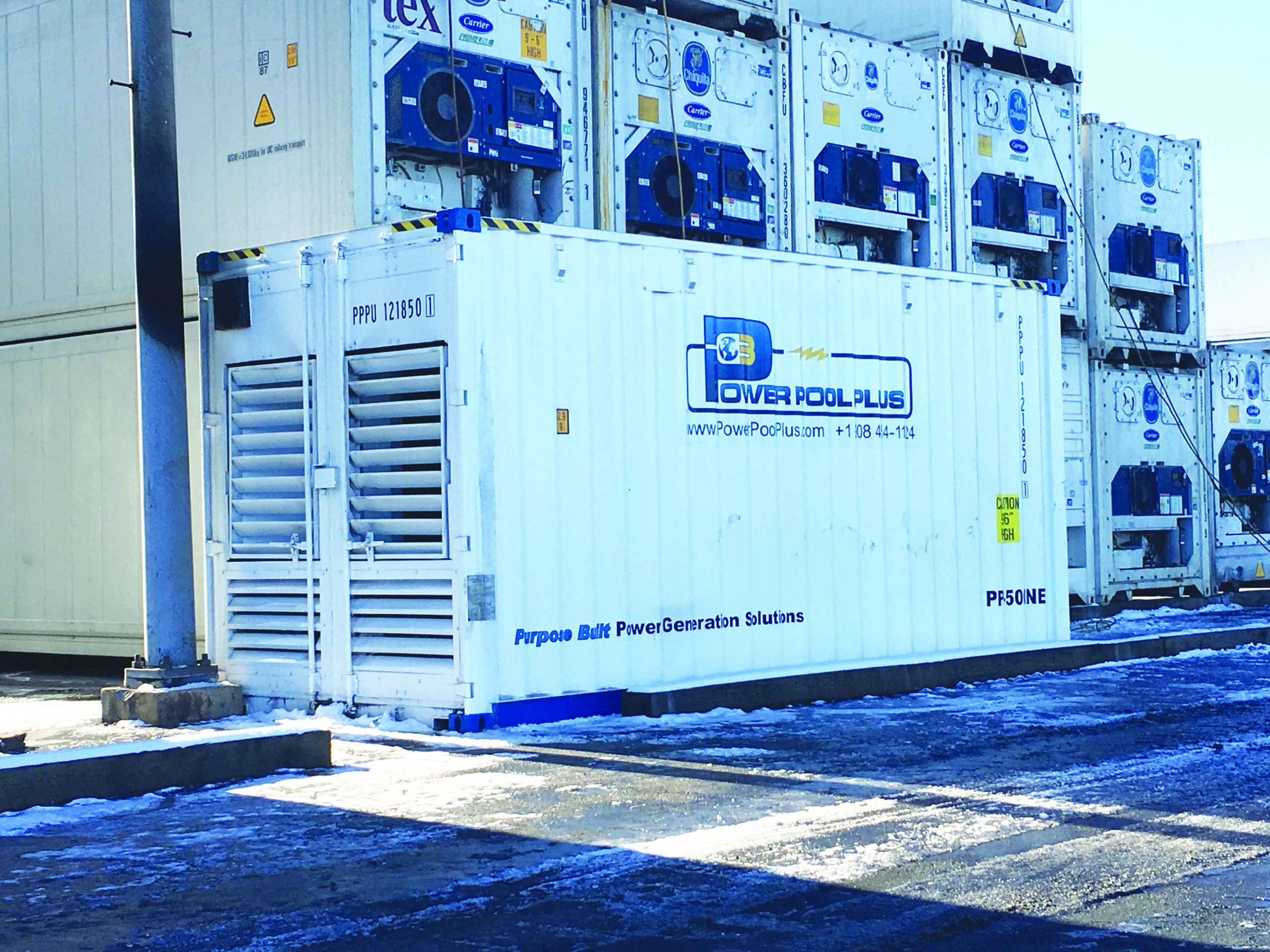 power pool plus custom generator solution refrigerated transport